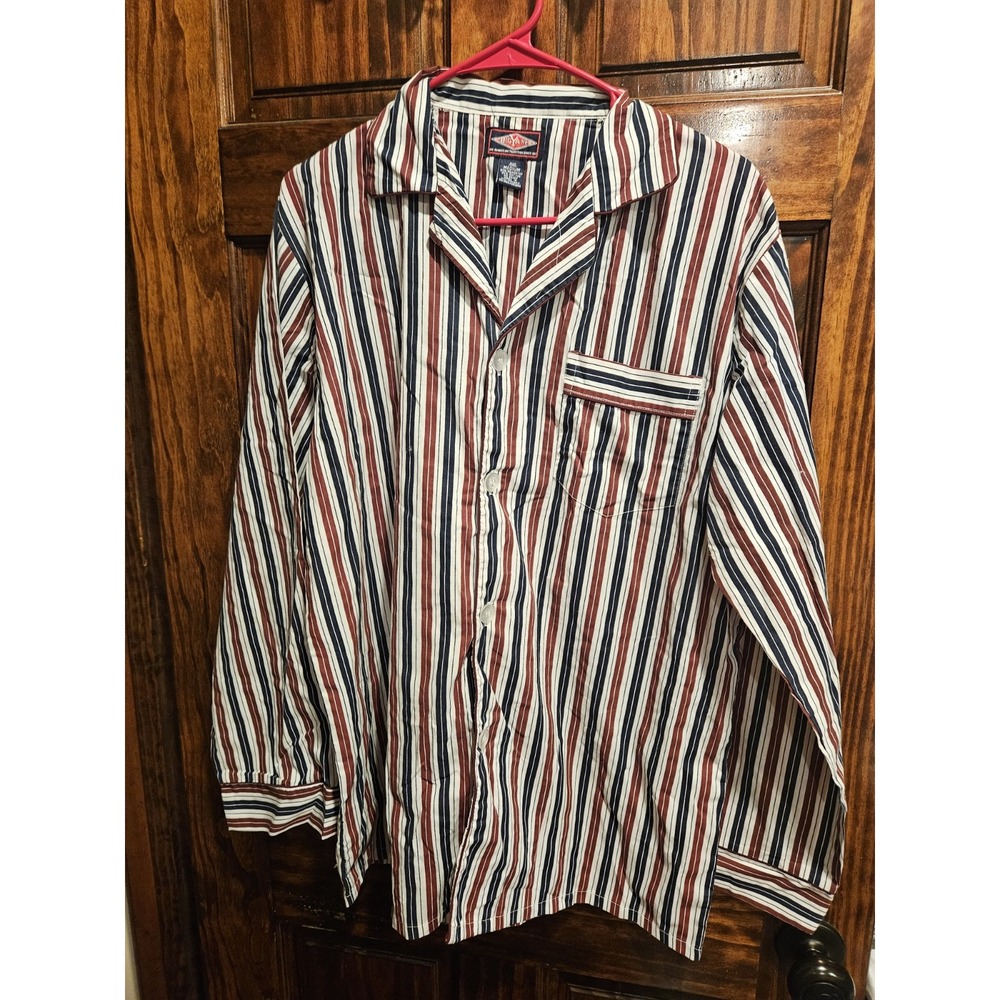 Big Yank Vintage Mens Medium Button Up Dress Shirt Western Striped Long Sleeve